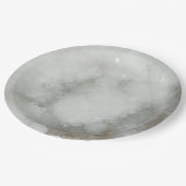 Quart Crystal Geode Pappteller (Schrägansicht)