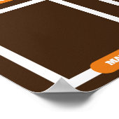 Quartalsanzeige des Fotos mit der höchsten Erkennu Poster (Ecke)