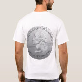 Quarter-Back-Kostüm T-Shirt (Rückseite)