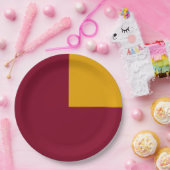 Quarter Block Benutzerdefinierte Party-Papierplatt Pappteller (Party)