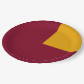 Quarter Block Benutzerdefinierte Party-Papierplatt Pappteller (Schrägansicht)