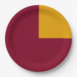 Quarter Block Benutzerdefinierte Party-Papierplatt Pappteller