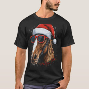 Quarter Horse Weihnachten Xmas Feiertag Pferd Gesc T-Shirt