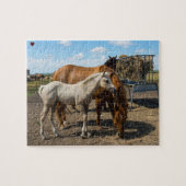 Quarter Horses Texas Puzzle (Horizontal)