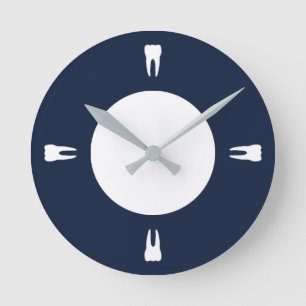 Quarter Hour Teeth Runde Wanduhr