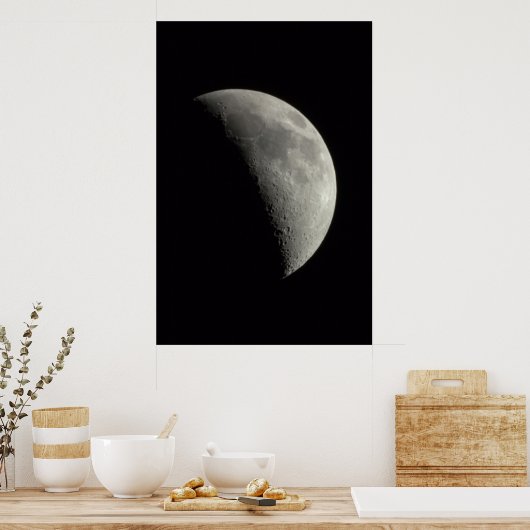 Quarter Moon Poster (Küche)