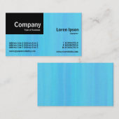 Quarter Patch - Blauer gestrichene Textur Visitenkarte (Vorne/Hinten)