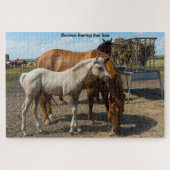 Quarter Pferde Texas. Jigsaw Puzzle (Horizontal)