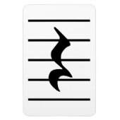 quarter rest magnet (Vertikal)