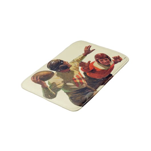 Quarterback-Durchlauf Badematte (Schrägansicht)