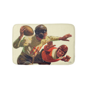 Quarterback-Durchlauf Badematte