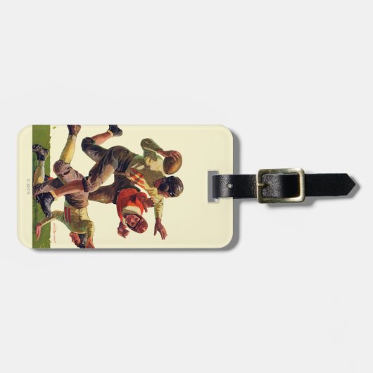 Quarterback-Durchlauf Gepäckanhänger (Vorderseite horizontal)