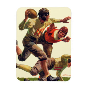 Quarterback-Durchlauf Magnet