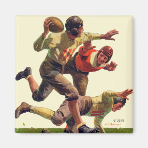 Quarterback-Durchlauf Magnet