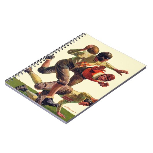 Quarterback-Durchlauf Notizblock (Linke Seite)