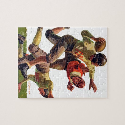 Quarterback-Durchlauf Puzzle (Horizontal)