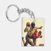 Quarterback-Durchlauf Schlüsselanhänger (Vorderseite links)