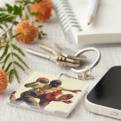 Quarterback-Durchlauf Schlüsselanhänger (Vorderseite rechts)