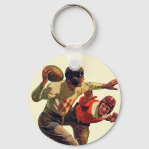 Quarterback-Durchlauf Schlüsselanhänger