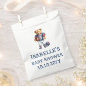 Quarterback Football Teddy Bear Baby Dusche Geschenktütchen (Ausgeschnitten)