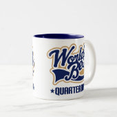 Quarterback-Geschenk Zweifarbige Tasse (VorderseiteRechts)