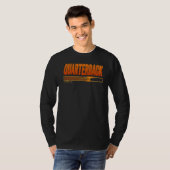 Quarterback Loading School Graduiert New Quarterba T-Shirt (Vorne ganz)