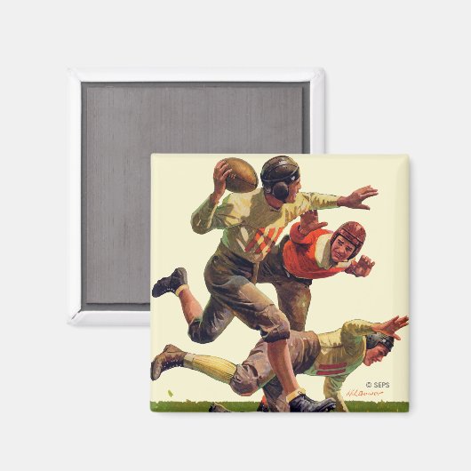 Quarterback Magnet (Vorderseite/Rückseite)