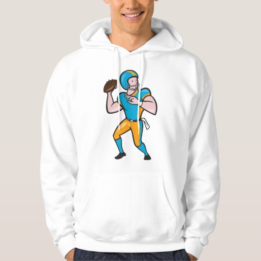 Quarterback Mens Hoodie (Vorderseite)