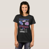 Quarterback oder Chefleader Mama, um Lieben Sie Ge T-Shirt (Vorne ganz)