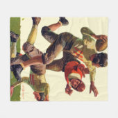 Quarterback-Pass Fleecedecke (Vorderseite (Horizontal))