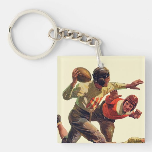 Quarterback-Pass Schlüsselanhänger (Vorderseite)