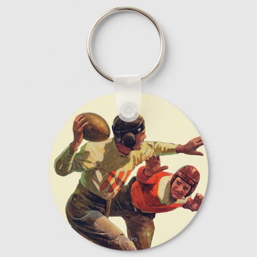 Quarterback-Pass Schlüsselanhänger (Vorderseite)