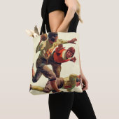 Quarterback-Pass Tasche (Von Nahem)