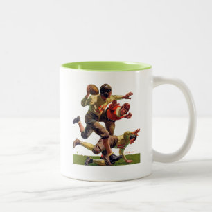 Quarterback-Pass Zweifarbige Tasse
