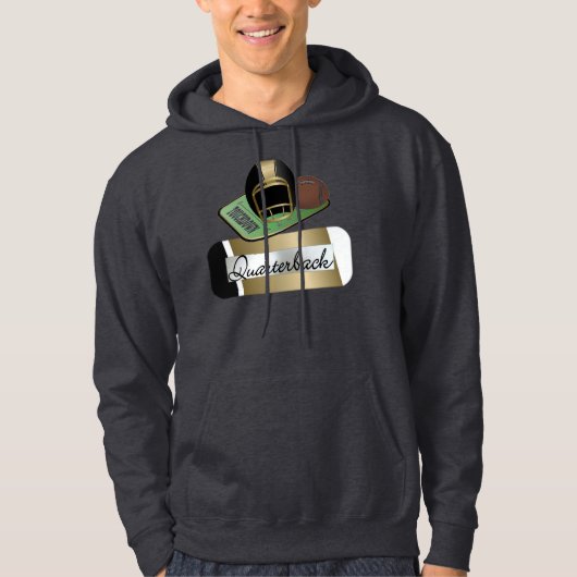 Quarterback-Shirt Hoodie (Vorderseite)