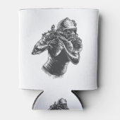 Quarterback Steampunk Art Lover Dosenkühler (Vorderseite)