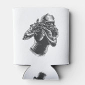 Quarterback Steampunk Art Lover Dosenkühler (Rückseite)