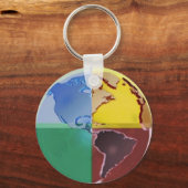Quartered Globe - Schlüsselanhänger (Vorderseite)
