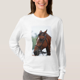 Quarterhorse-Profil-Kapuzenpulli T-Shirt