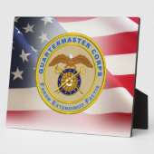 Quartermaster Corps Army Veteran Fotoplatte (Seite)