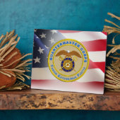 Quartermaster Corps Army Veteran Fotoplatte (Seite)