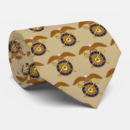 Quartermaster Corps QM Krawatte (Gerollt)