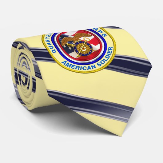 Quartermaster Corps Veteran Krawatte (Gerollt)