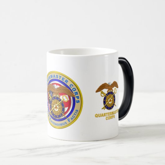 Quartermaster Corps Veteran Verwandlungstasse (VorderseiteRechts)