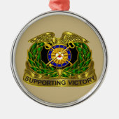 QUARTERMASTER CORPS Weihnachten Ornament Aus Metall (Vorne)