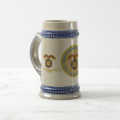 Quartermaster-Korps Bierglas (Vorderseite Links)