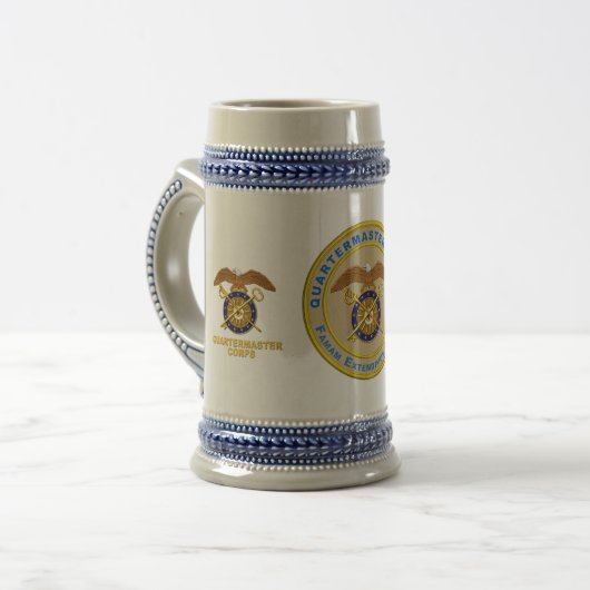 Quartermaster-Korps Bierglas (Vorderseite Links)