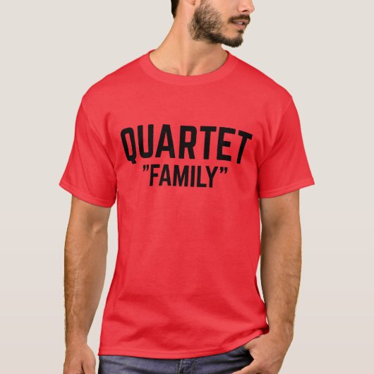 QUARTET FAMILY T-Shirt (Vorderseite)
