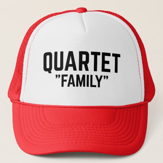 QUARTET FAMILY TRUCKERKAPPE (Vorderseite)
