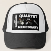 QUARTET IST ERFORDERLICH TRUCKERKAPPE (Vorderseite)